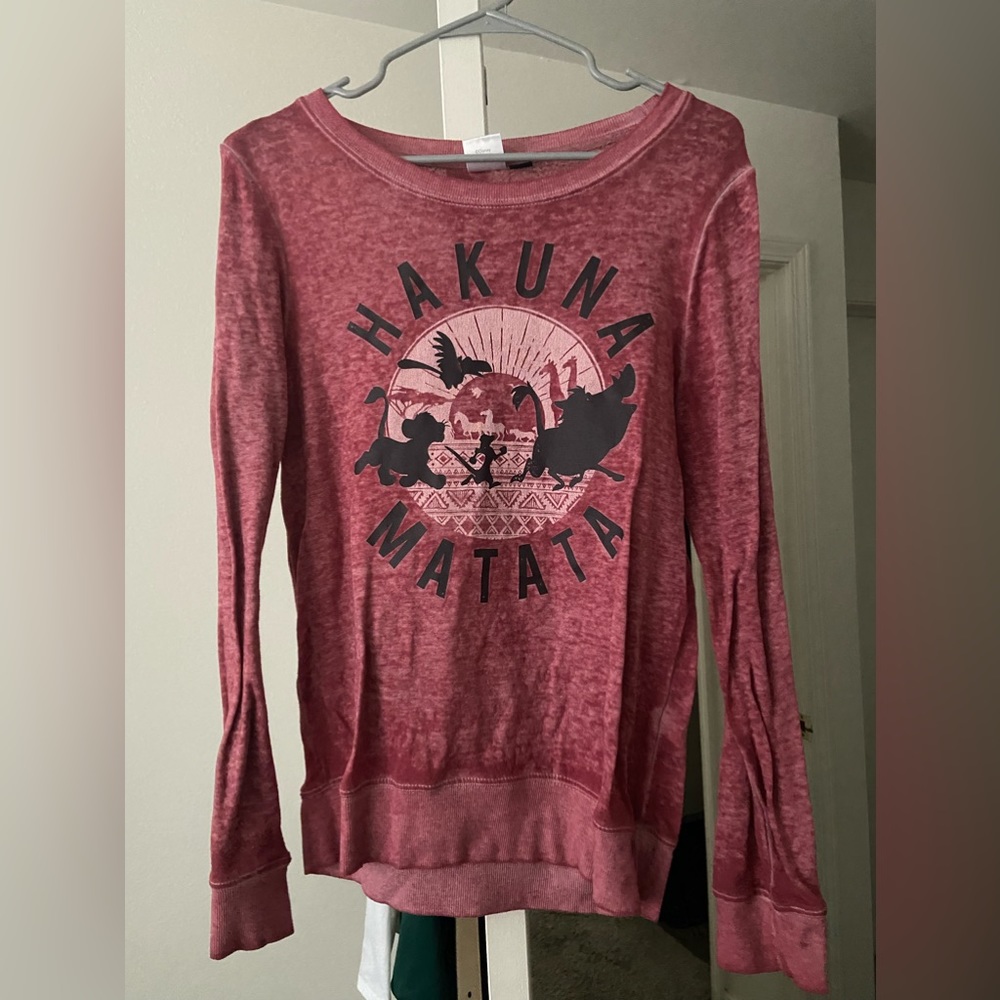 Disney Hakuna Matata Long Sleeve Sweater